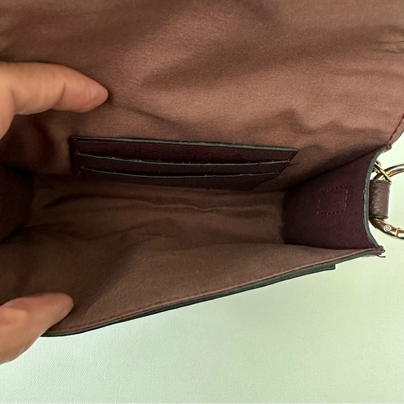 Women’s Faux Leather Turn Lock Crossbody - Picture 9 of 16